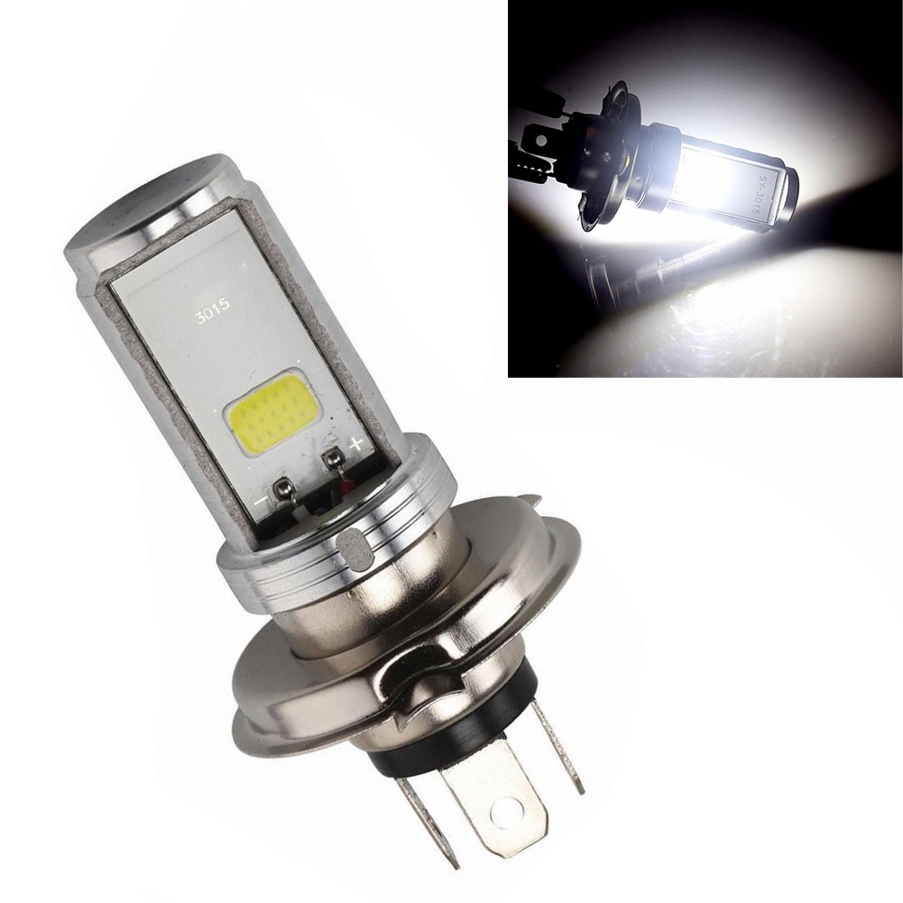 For Motorcycle H4 6500K LED Hi/Lo Beam Front Light Bulb Super Bright Headlight 1Pc